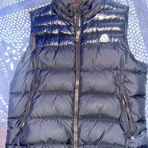 Moncler Black Puffer Vest